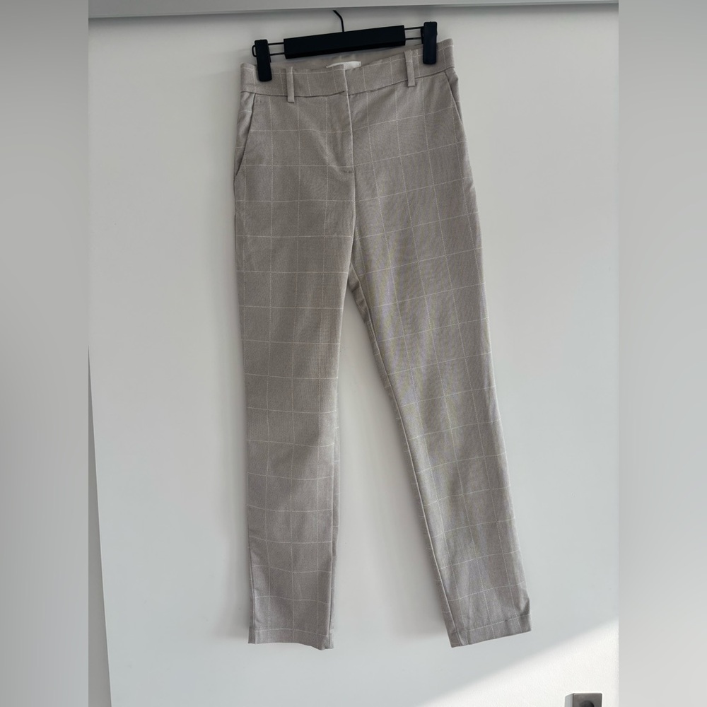 Gray Checkered Women's Pants by H&M